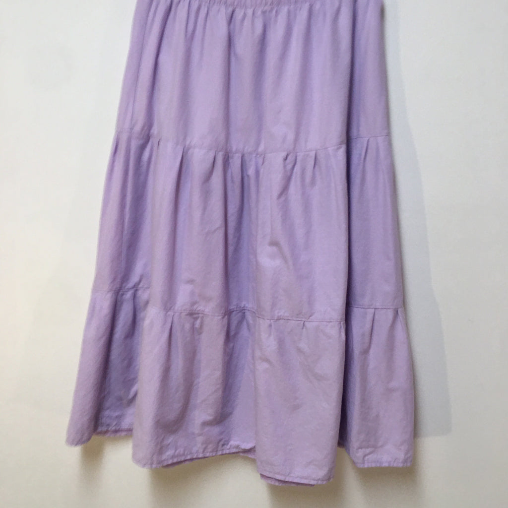 Midi Organic Cotton Purple Skirt (14-16)