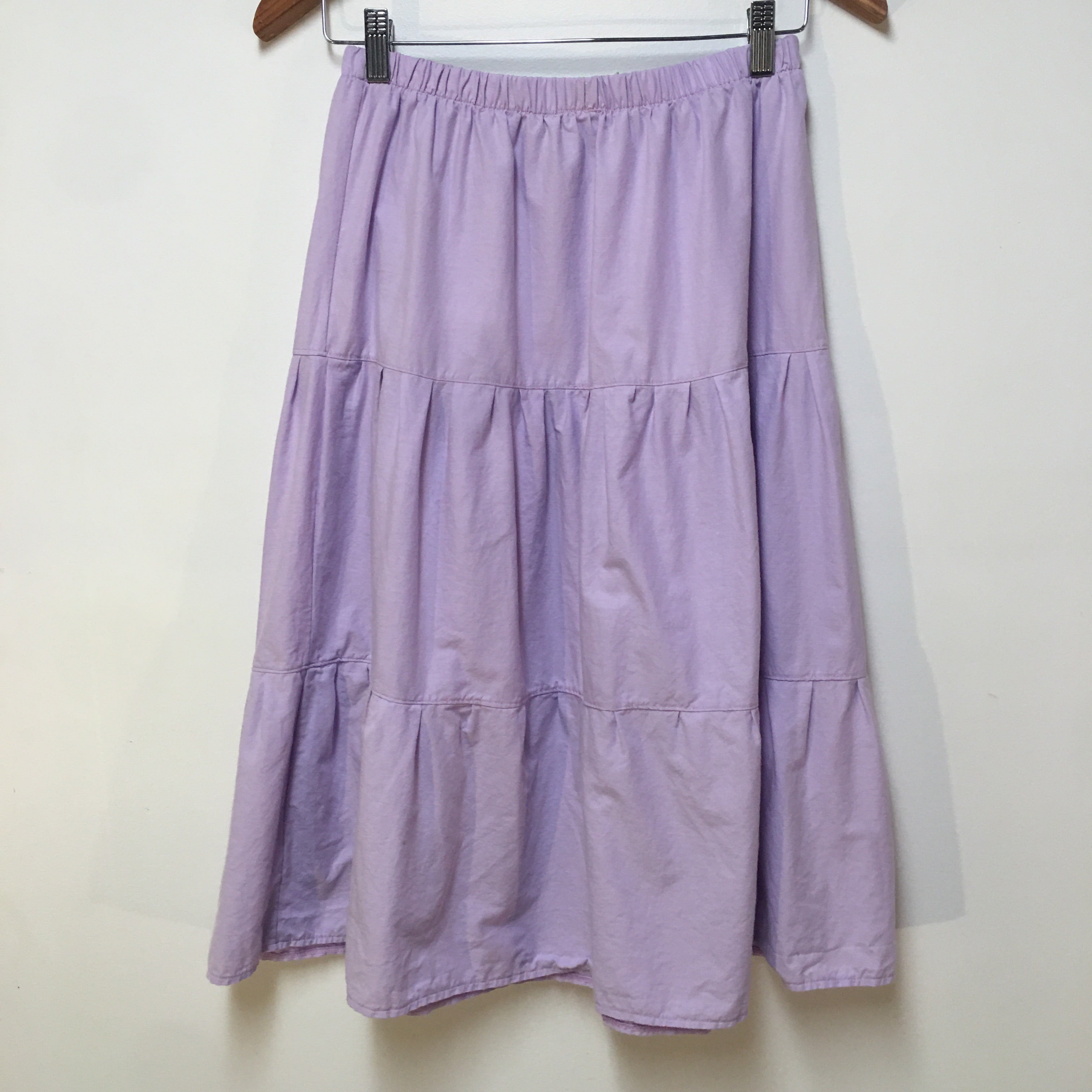 Midi Organic Cotton Purple Skirt (14-16)