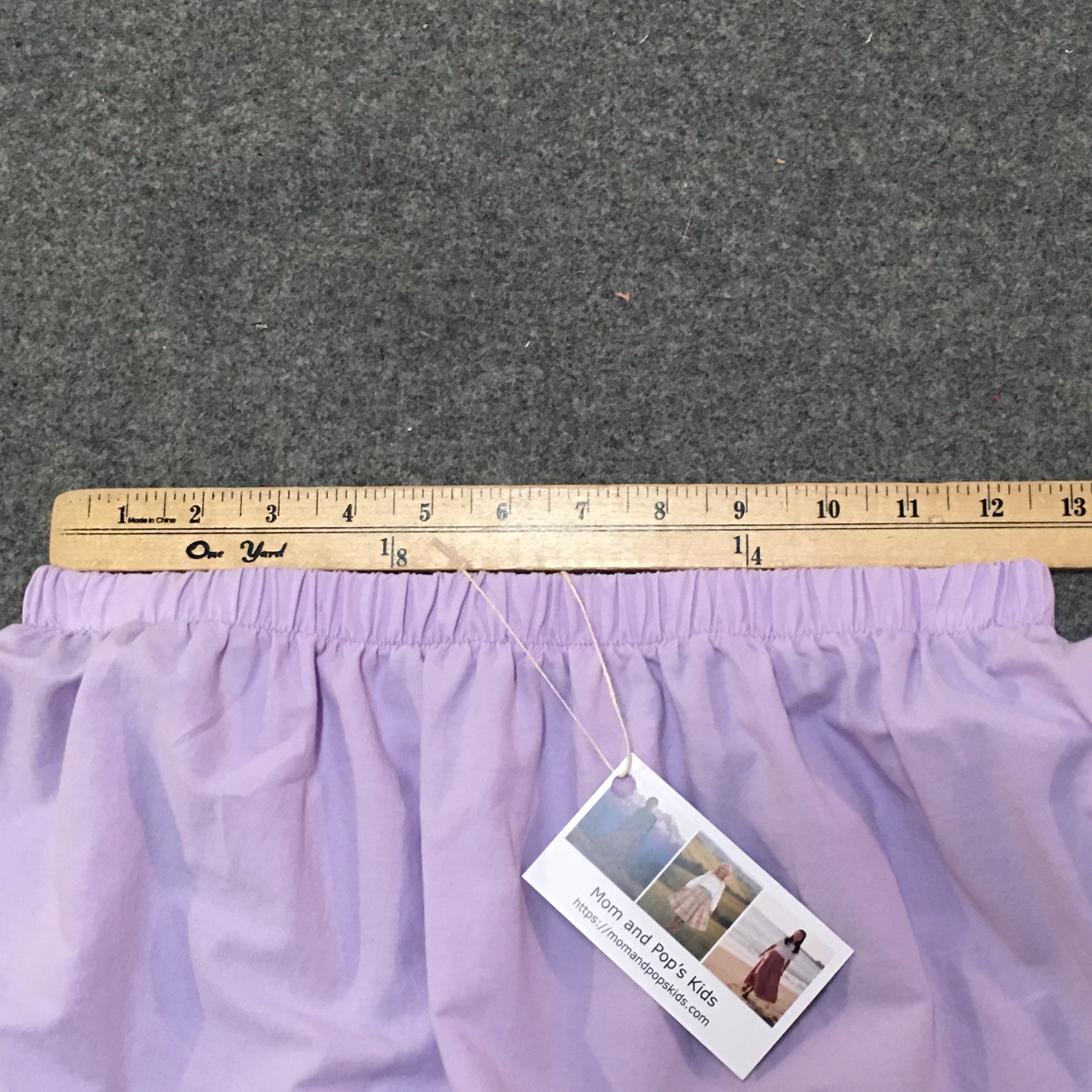 Midi Organic Cotton Purple Skirt (14-16)