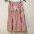 Midi Organic Cotton Pink Skirt (8)