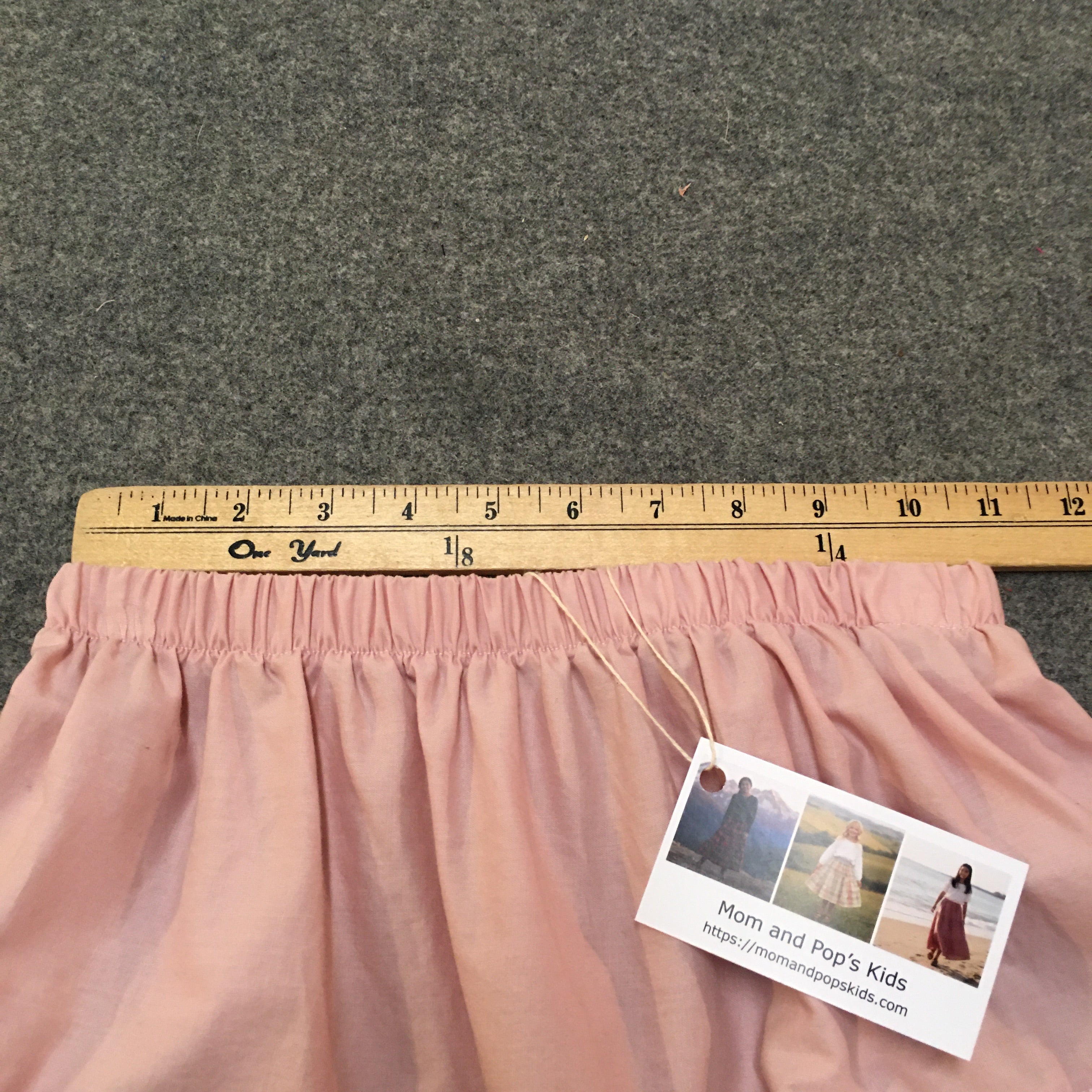 Midi Organic Cotton Pink Skirt (8)