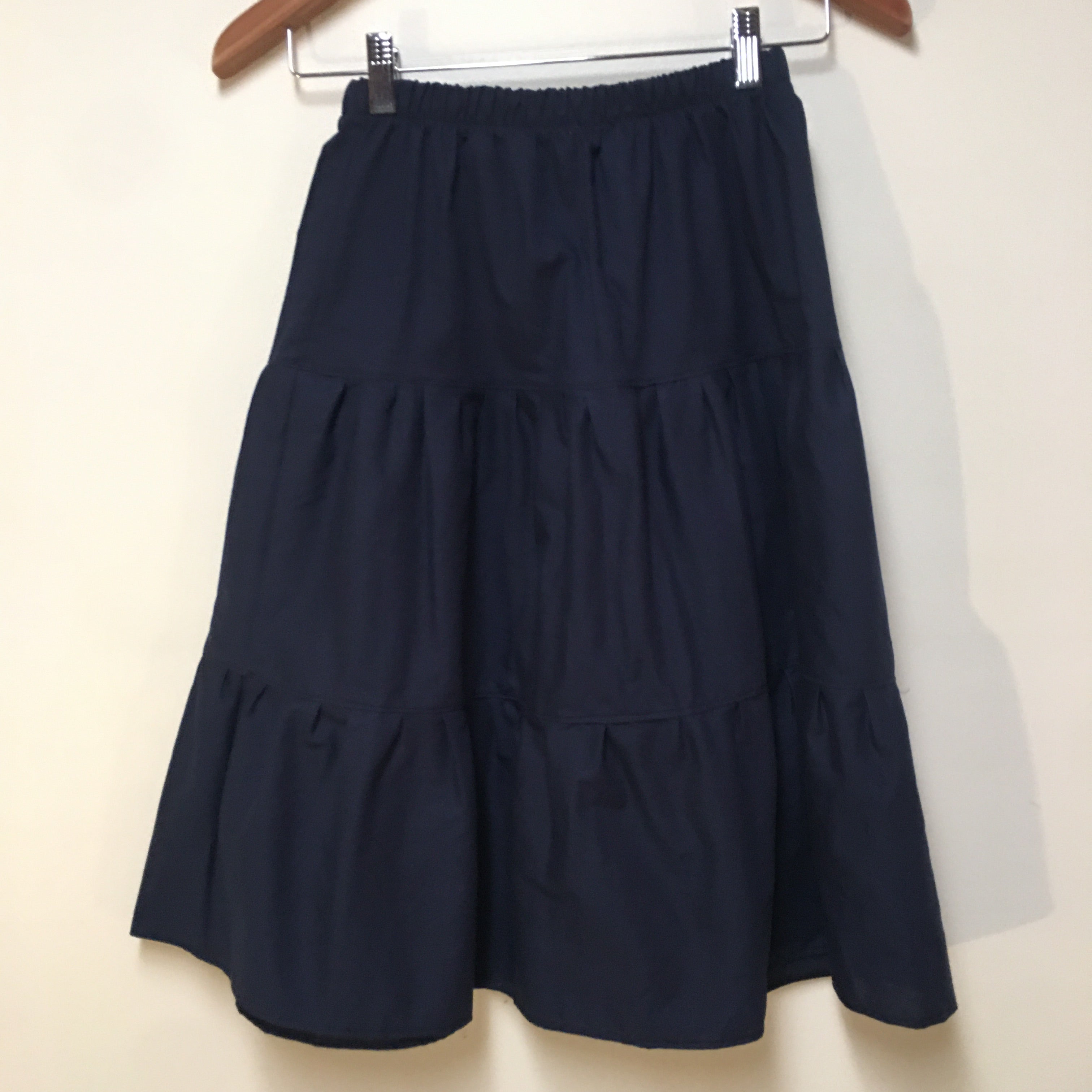 Midi Organic Cotton Blue Skirt (8)