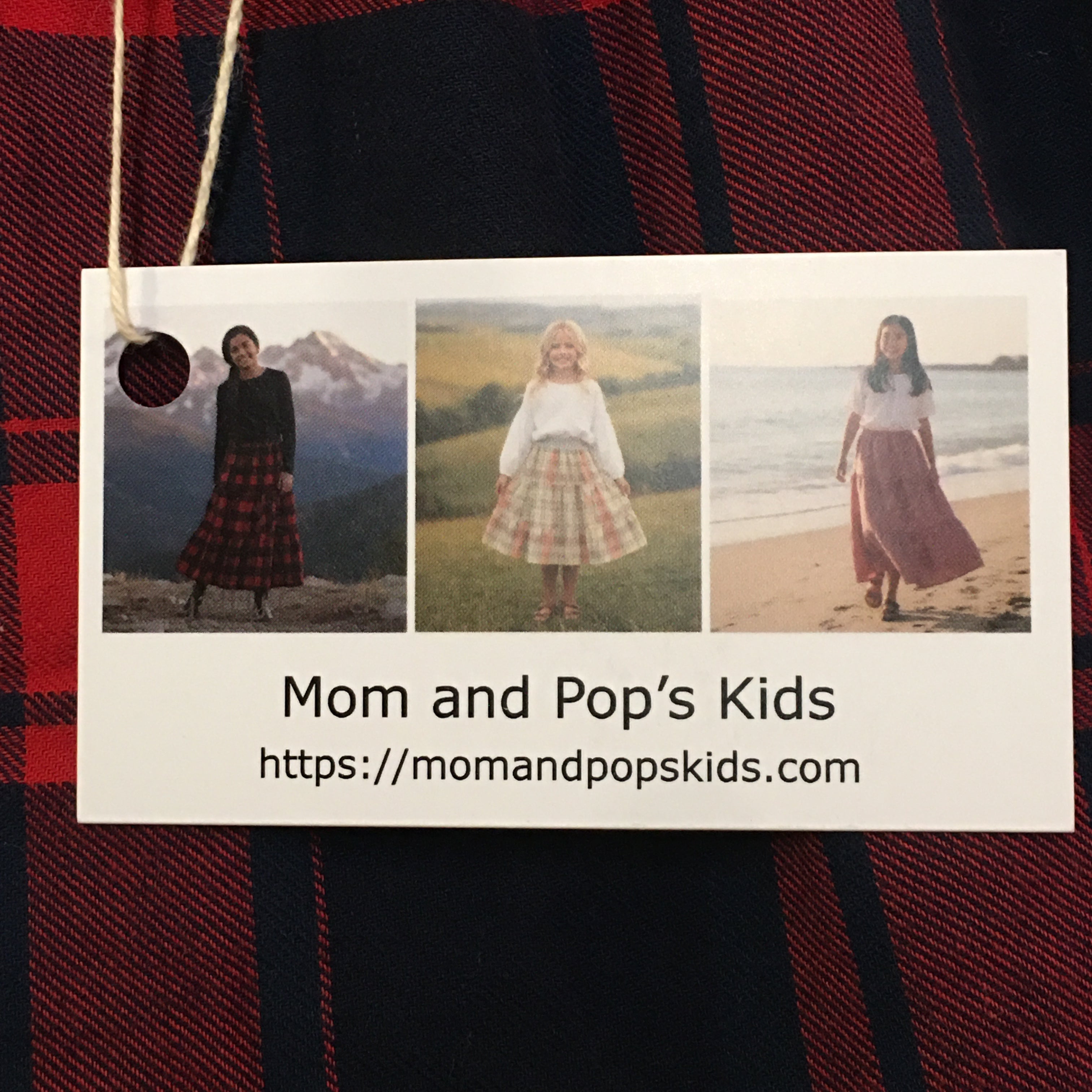 Midi Flannel Plaid Skirt (4)