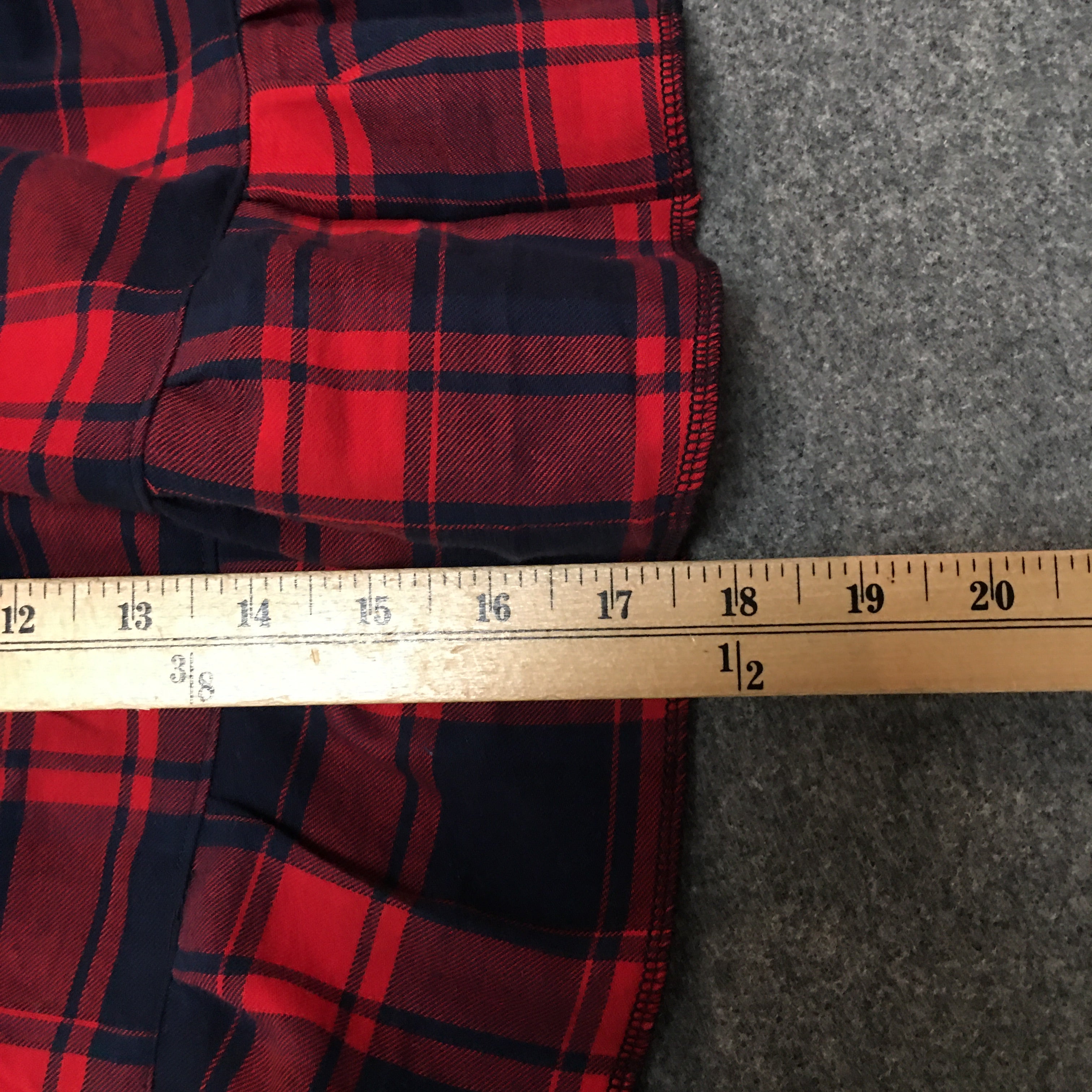 Midi Flannel Plaid Skirt (4)