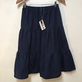 Midi Organic Cotton Blue Skirt (14-16)