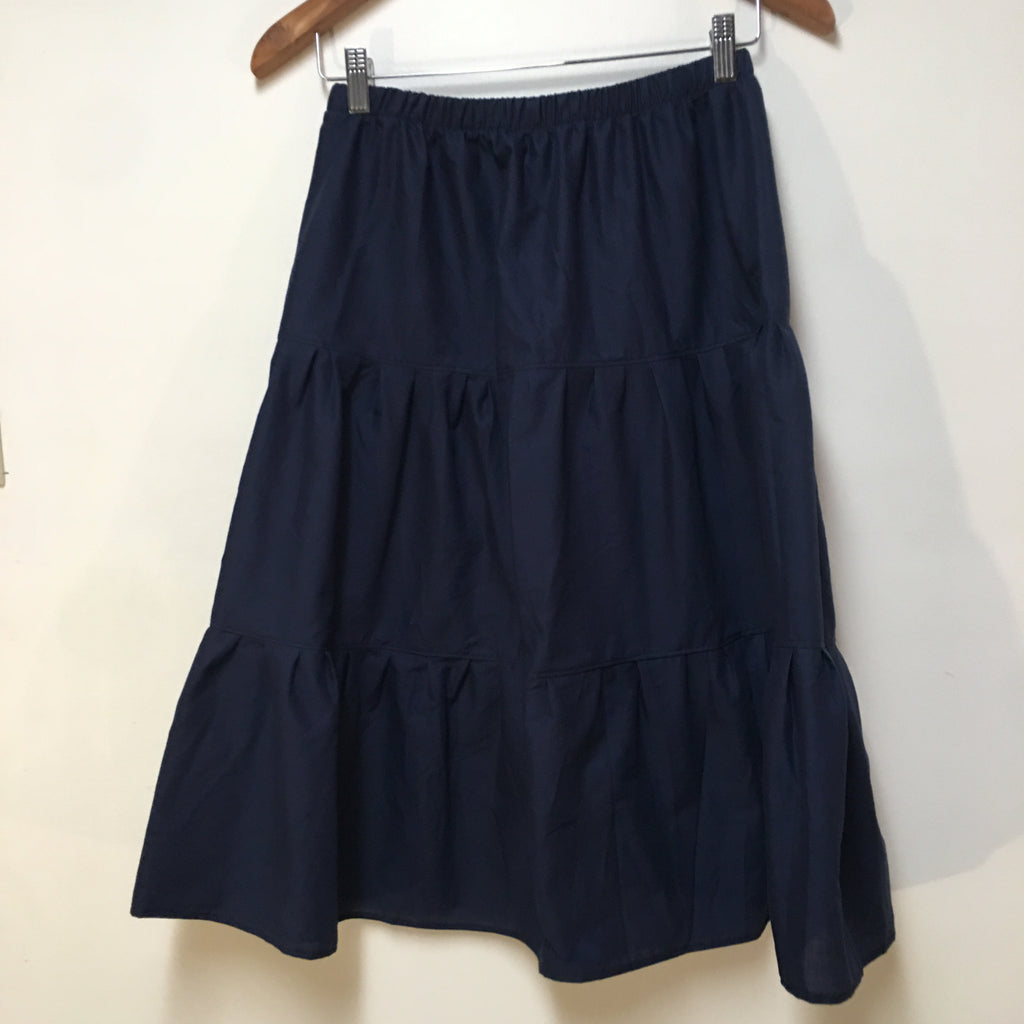 Midi Organic Cotton Blue Skirt (14-16)