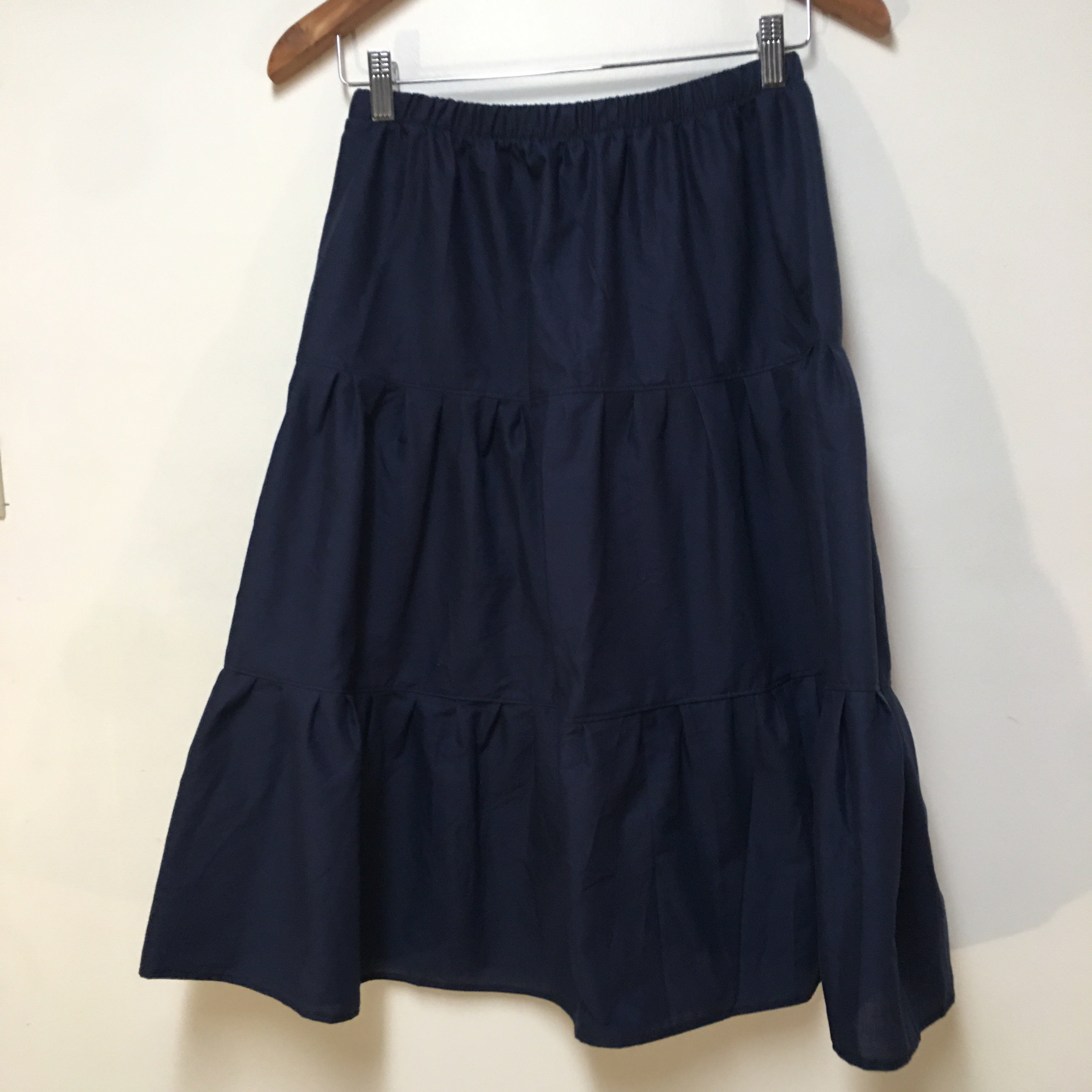 Midi Organic Cotton Blue Skirt (14-16)