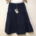 Midi Organic Cotton Blue Skirt (14-16)