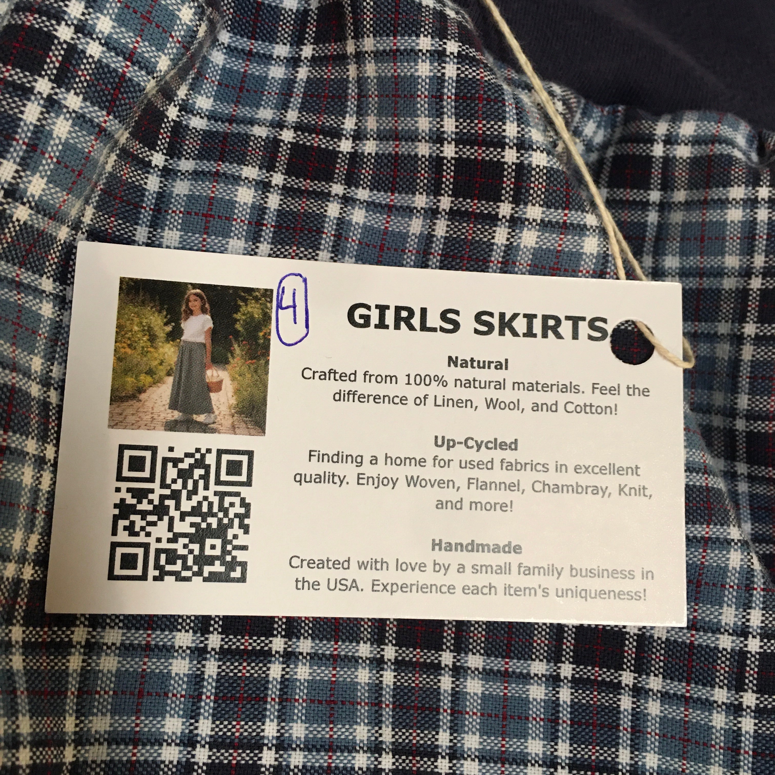 Maxi Flannel Plaid Skirt (4)