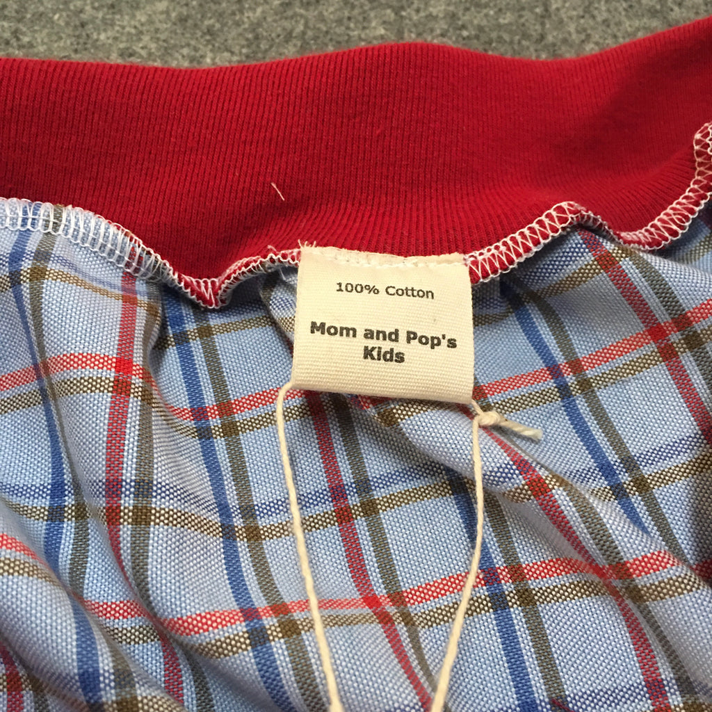 Midi Cotton Plaid Skirt (10-12)