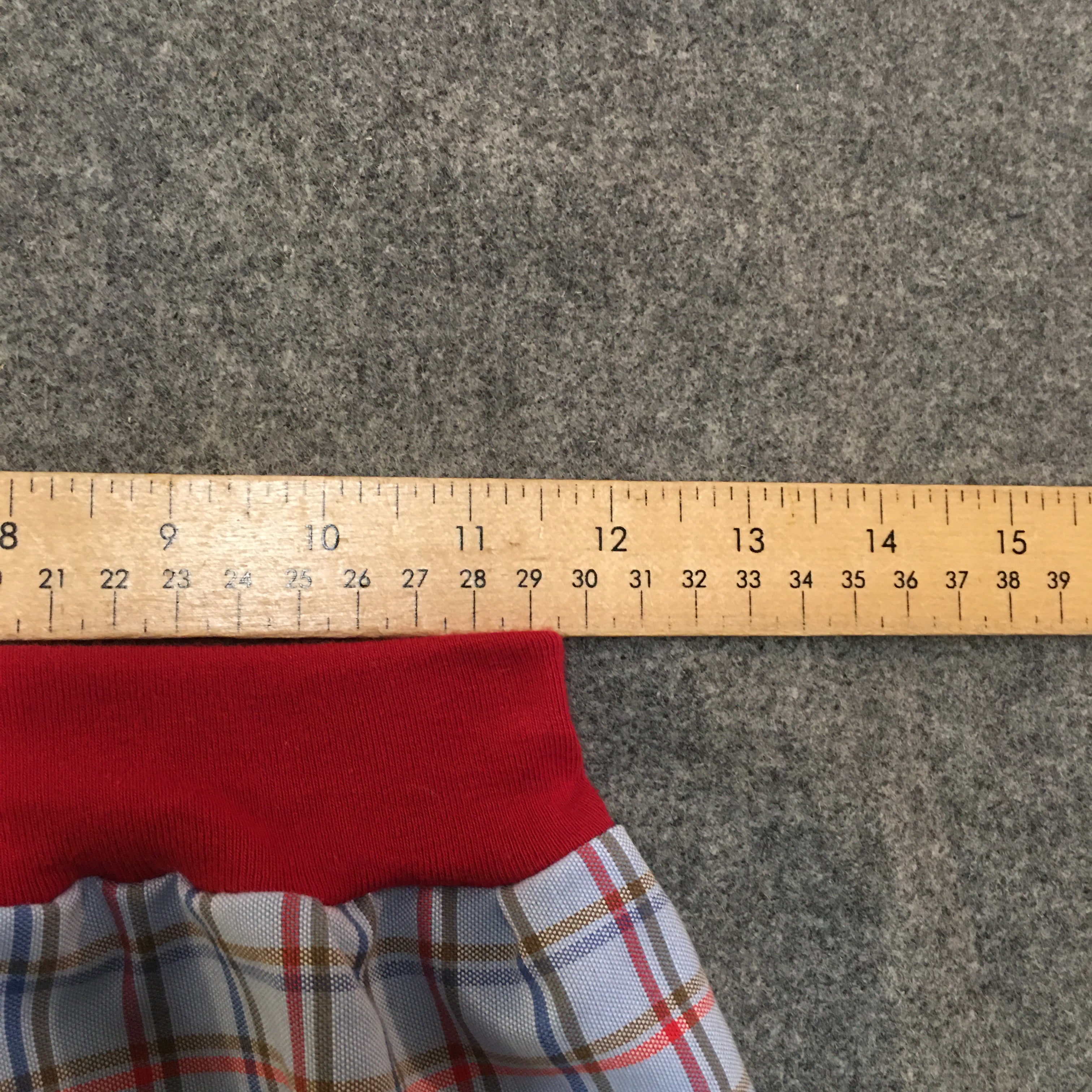 Midi Cotton Plaid Skirt (10-12)