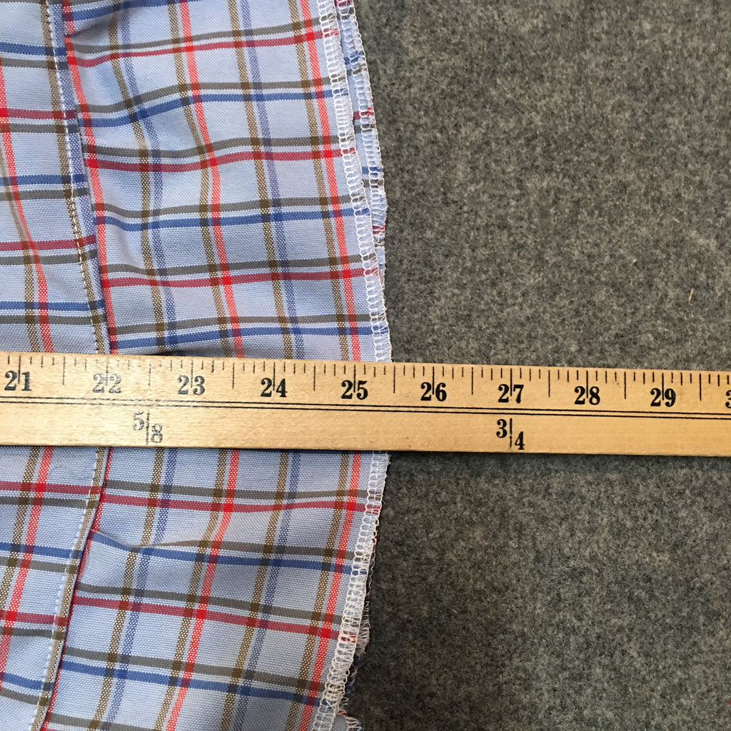 Midi Cotton Plaid Skirt (10-12)
