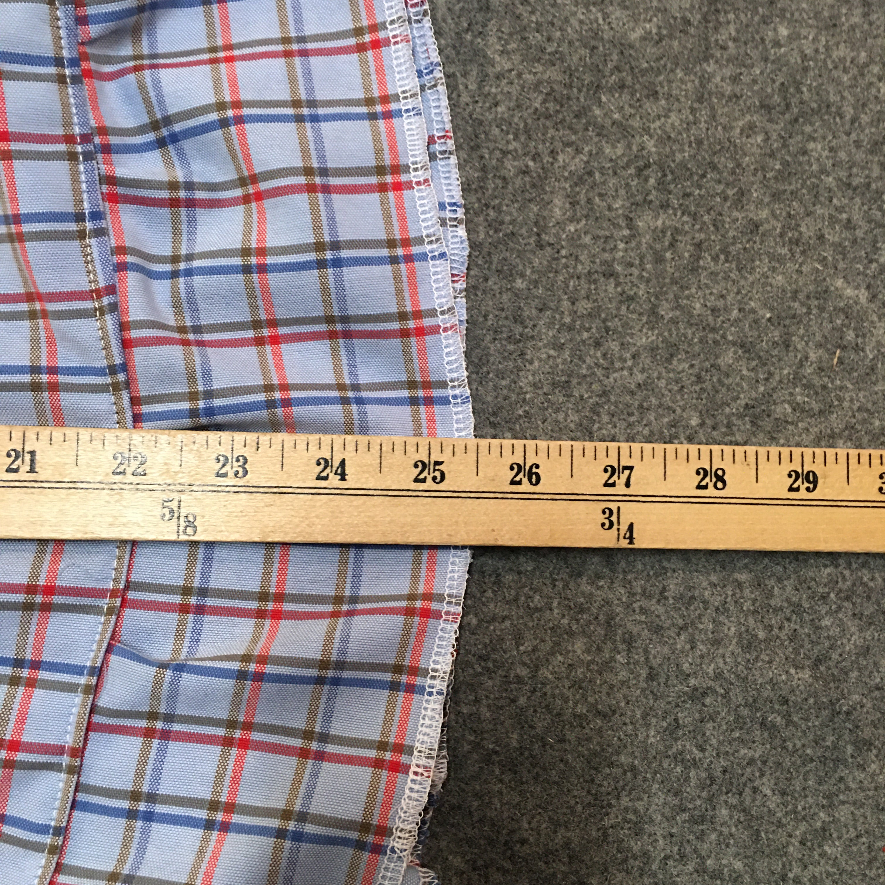 Midi Cotton Plaid Skirt (10-12)