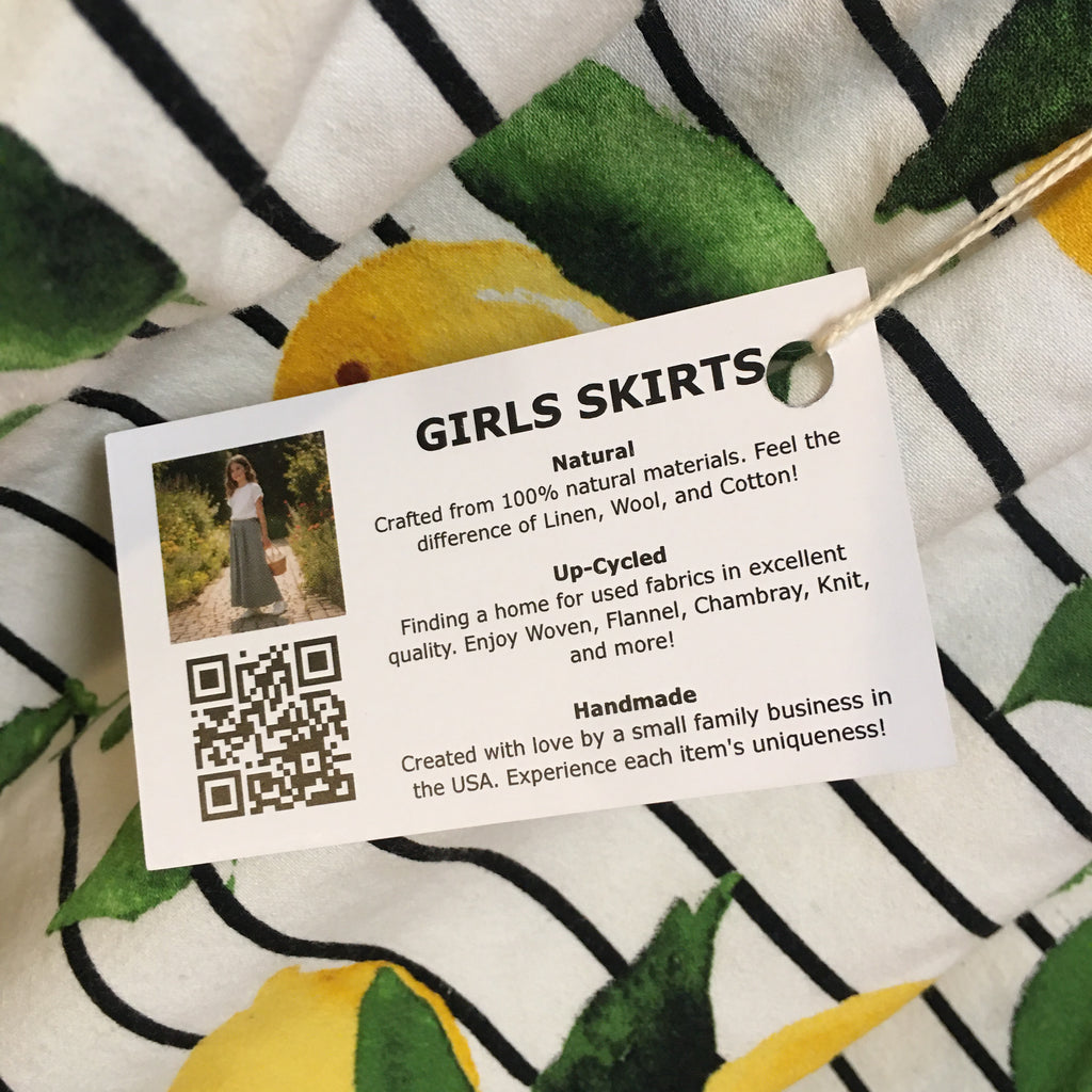 Midi Cotton Floral Skirt (7-8)
