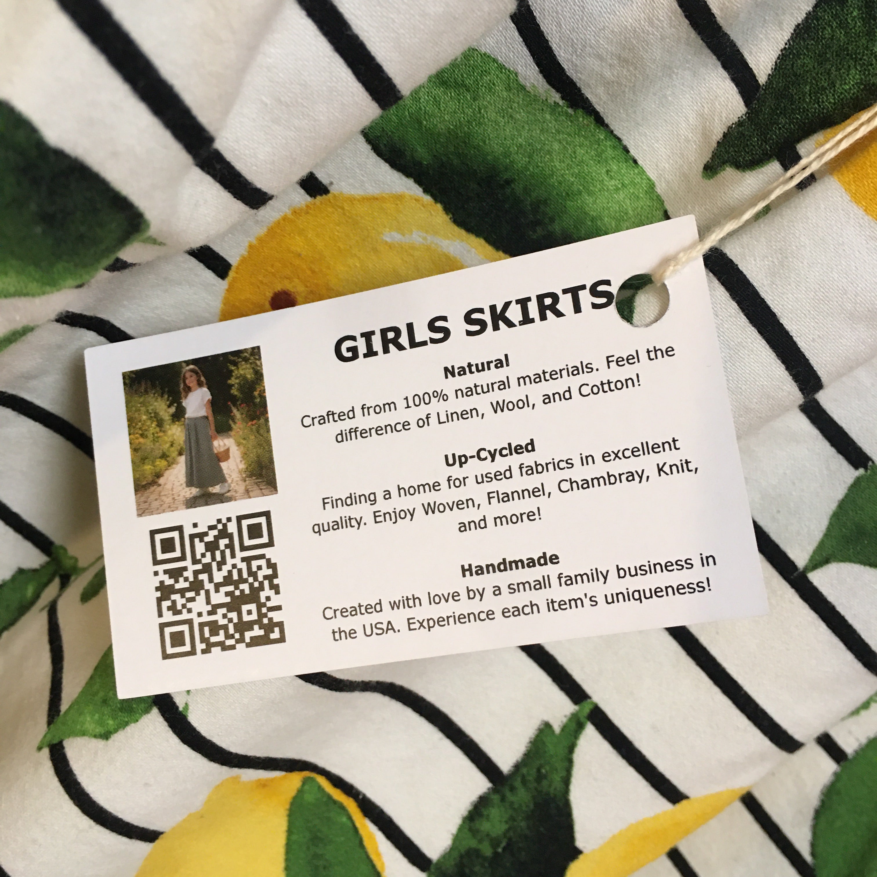 Midi Cotton Floral Skirt (7-8)