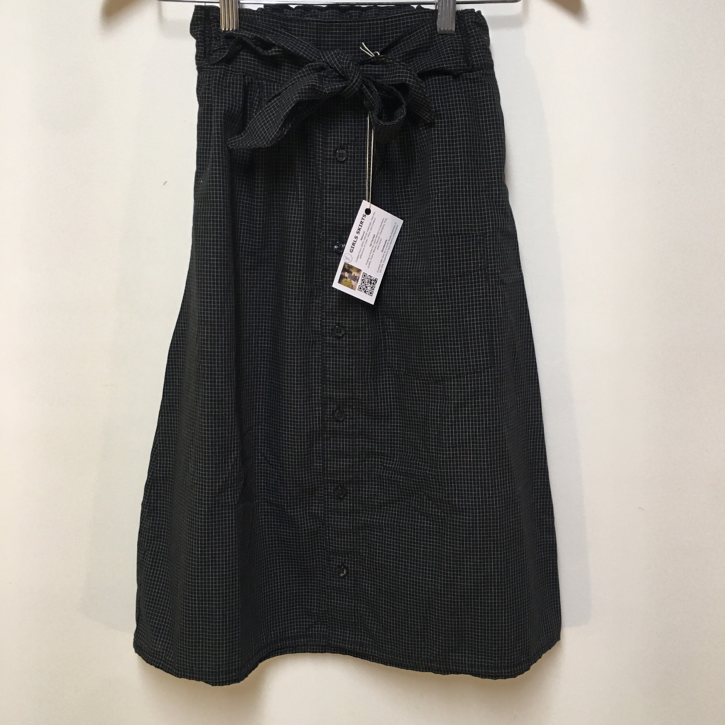 Maxi Cotton Checks Skirt (8)