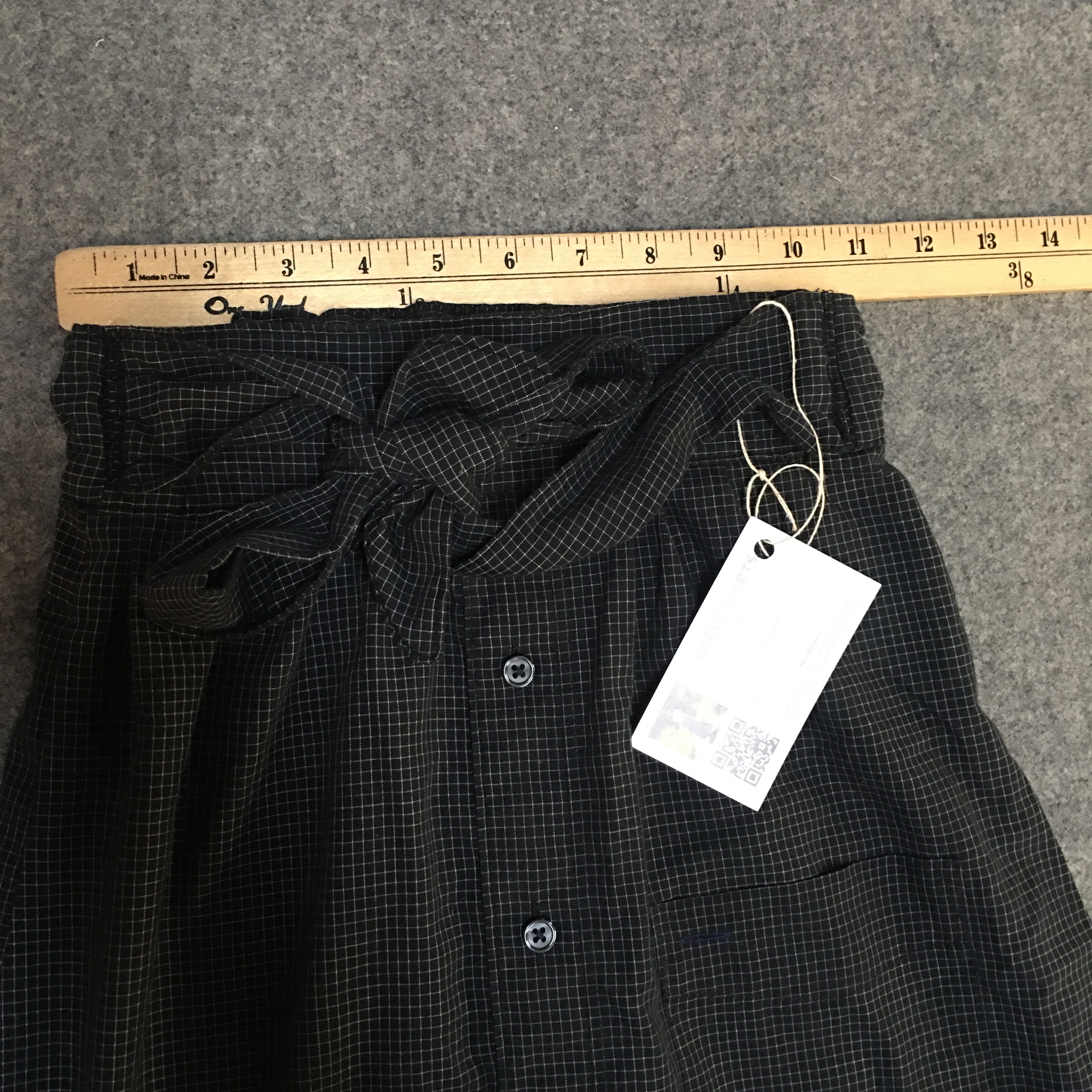 Maxi Cotton Checks Skirt (8)