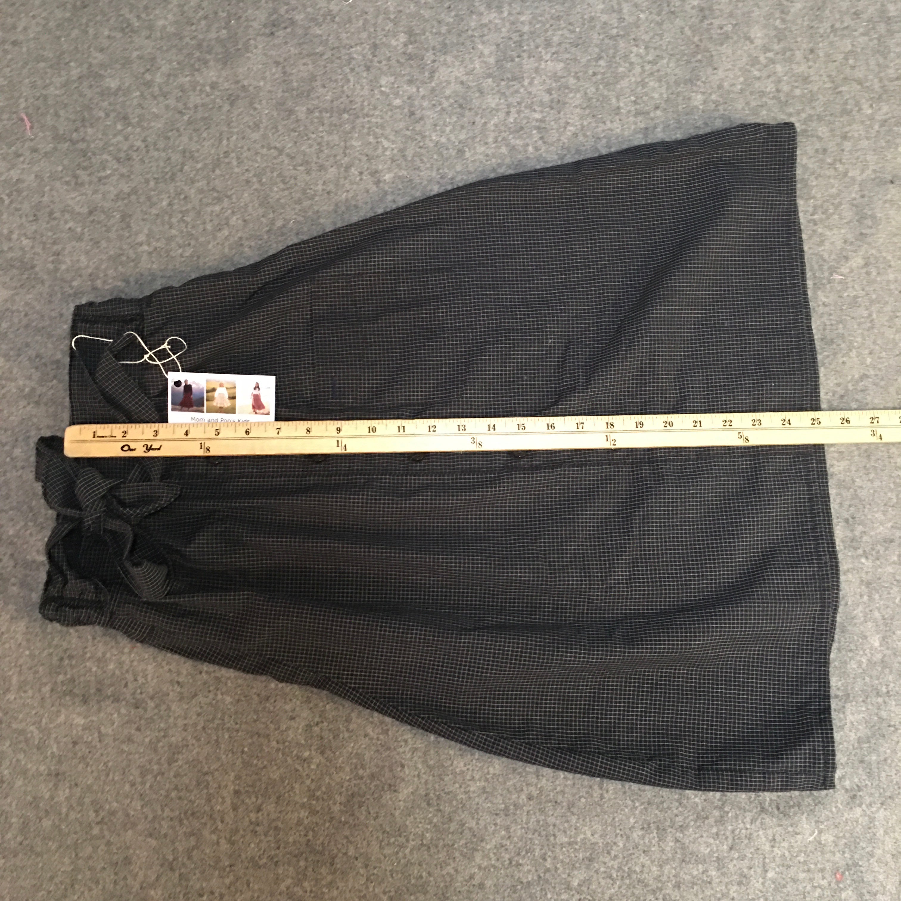 Maxi Cotton Checks Skirt (8)