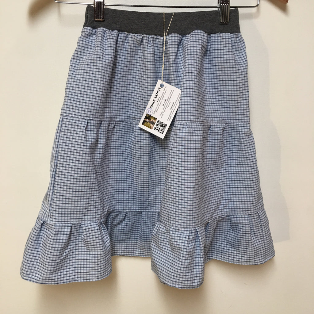 Midi Cotton Checks Skirt (4-5)