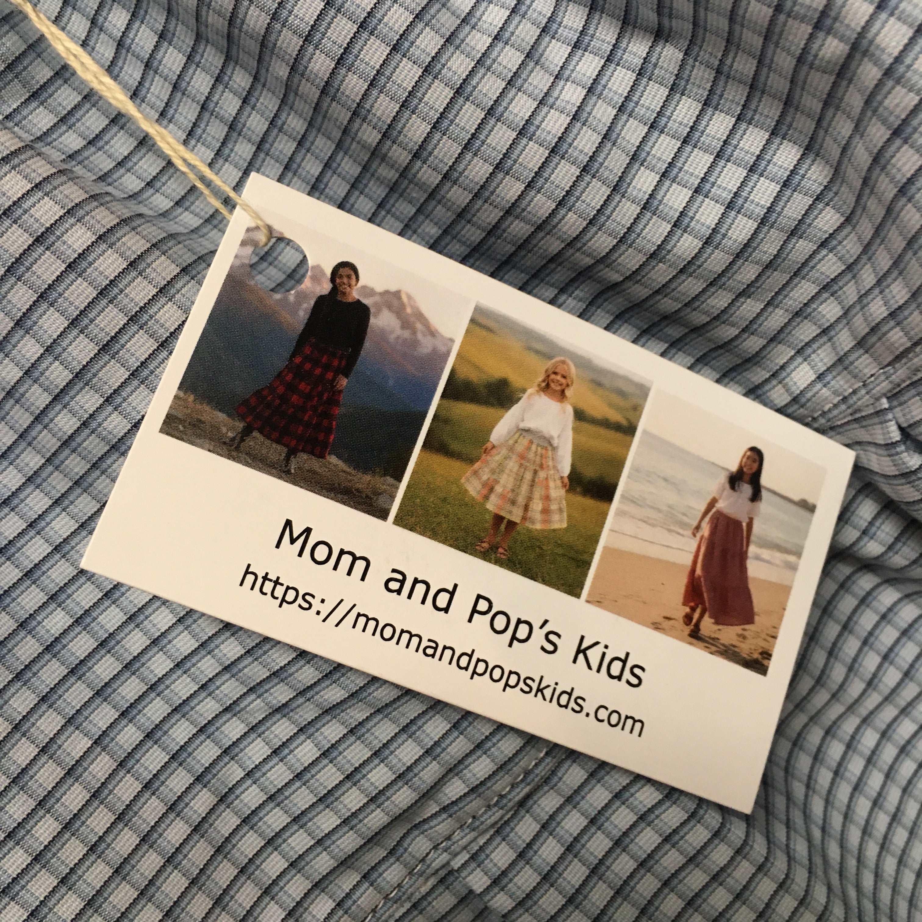 Midi Cotton Checks Skirt (4-5)
