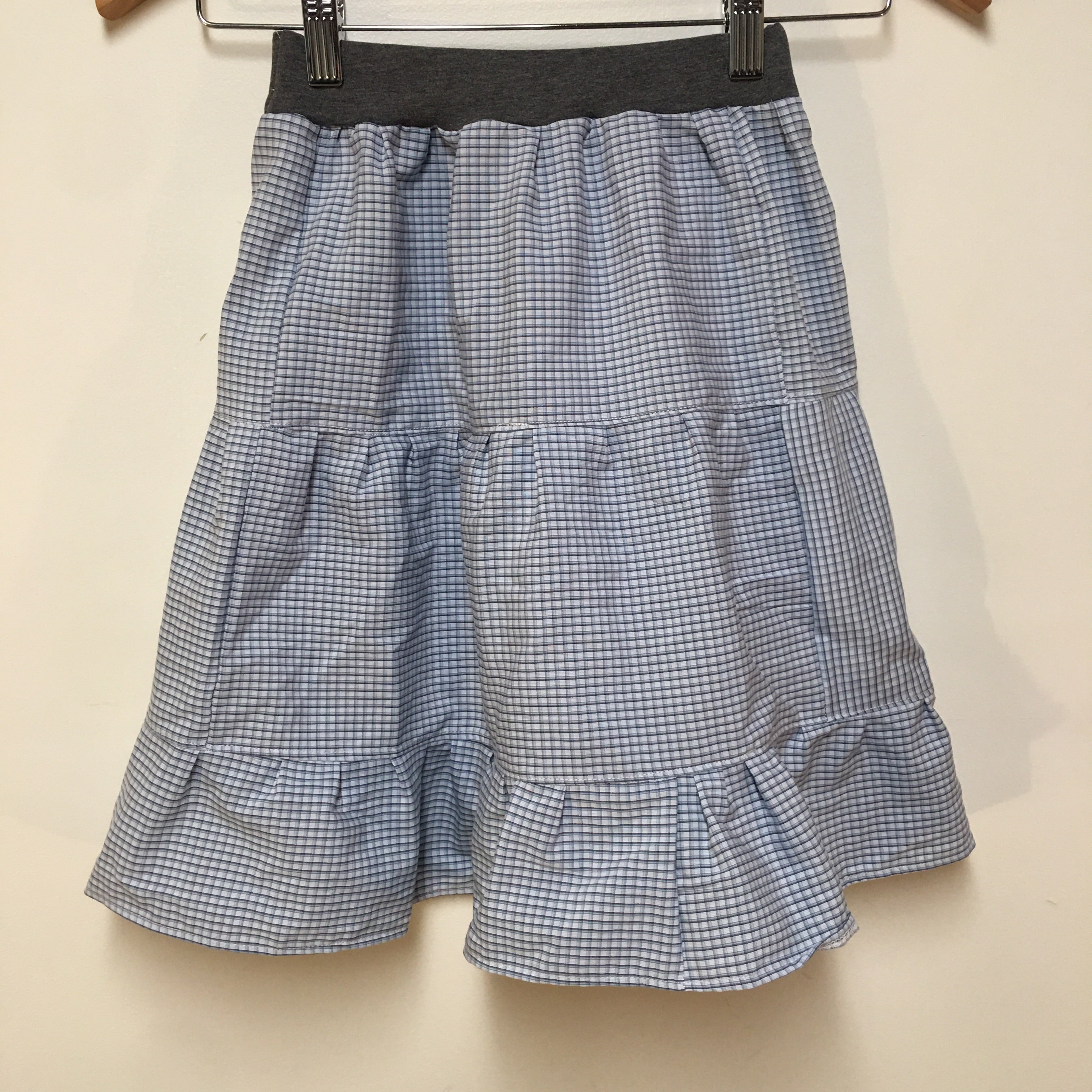 Midi Cotton Checks Skirt (4-5)