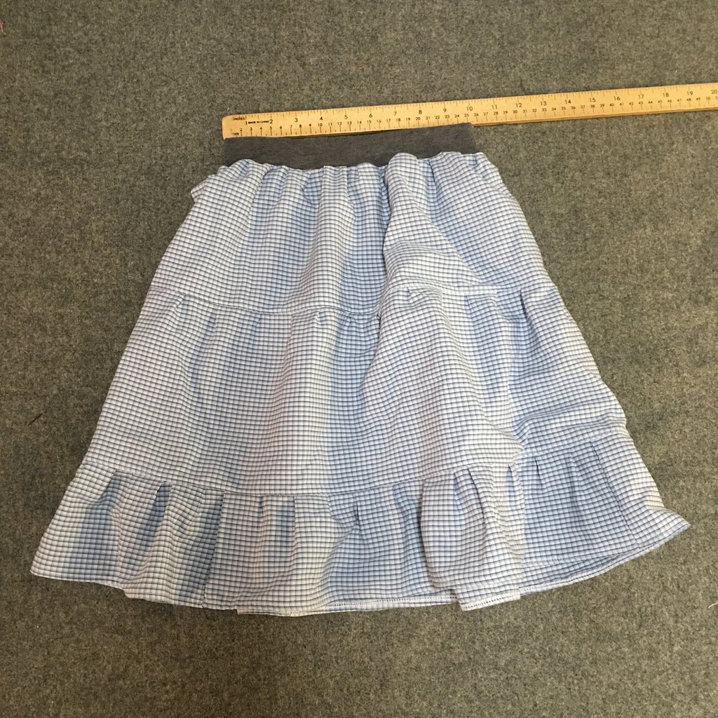 Midi Cotton Checks Skirt (4-5)