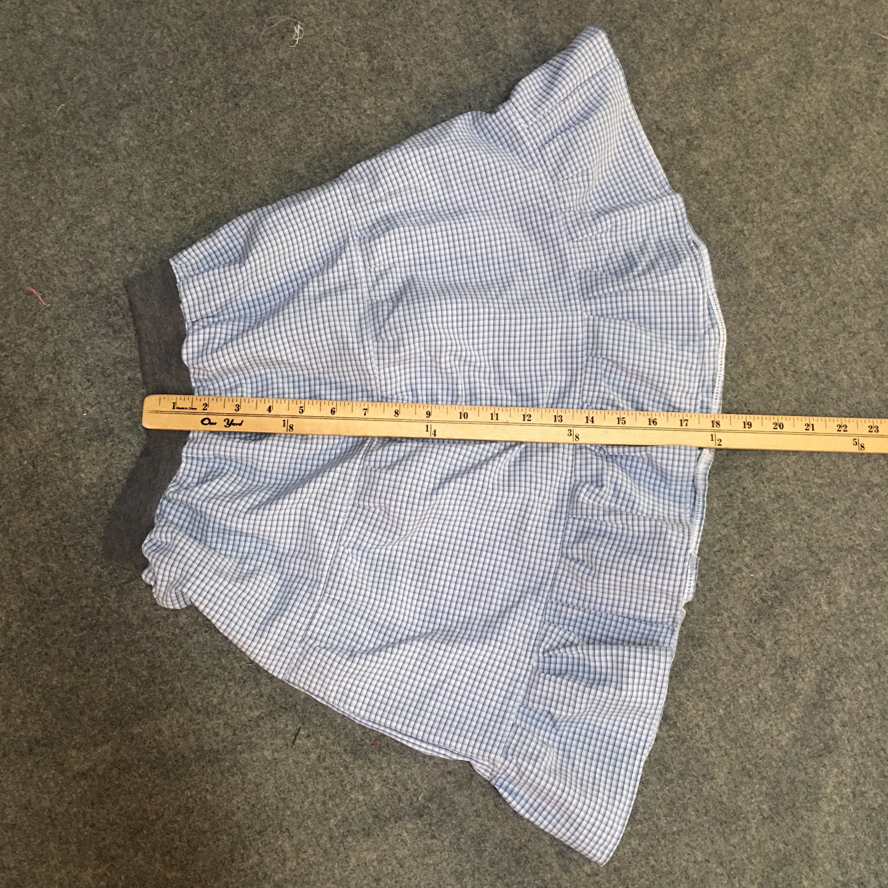 Midi Cotton Checks Skirt (4-5)