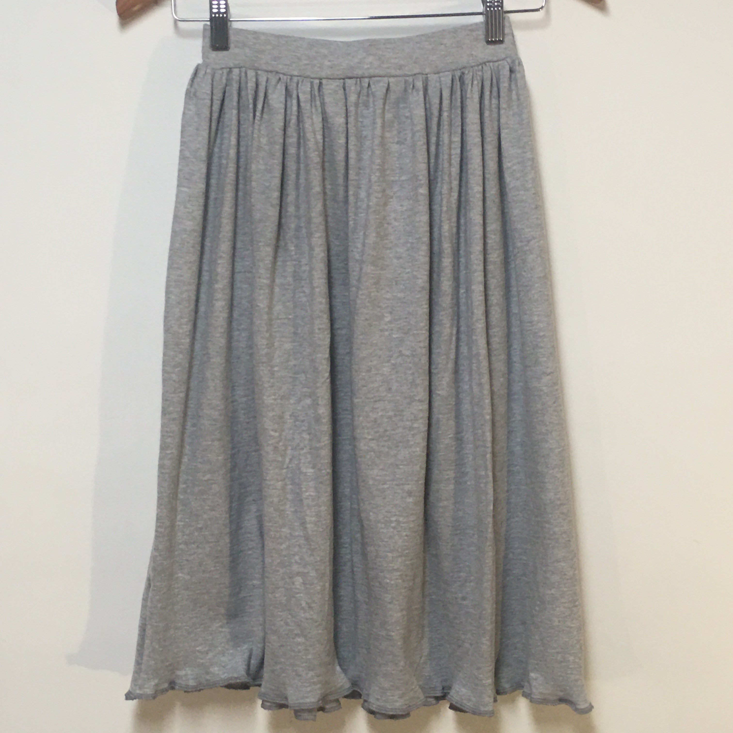 Maxi Knit Gray Skirt (8)