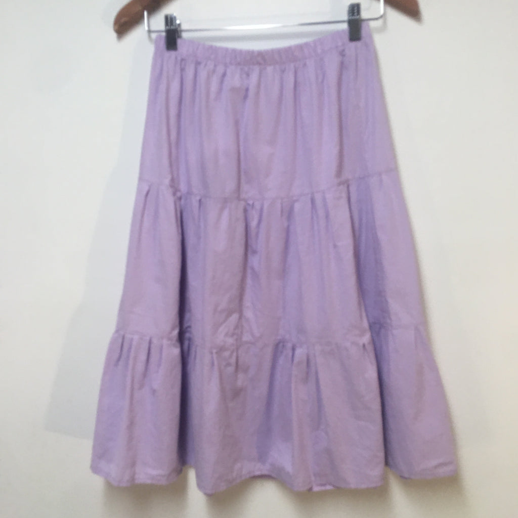 Midi Organic Cotton Purple Skirt (14-16)