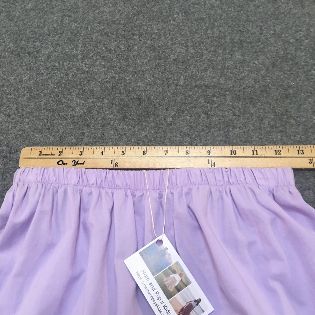Midi Organic Cotton Purple Skirt (14-16)