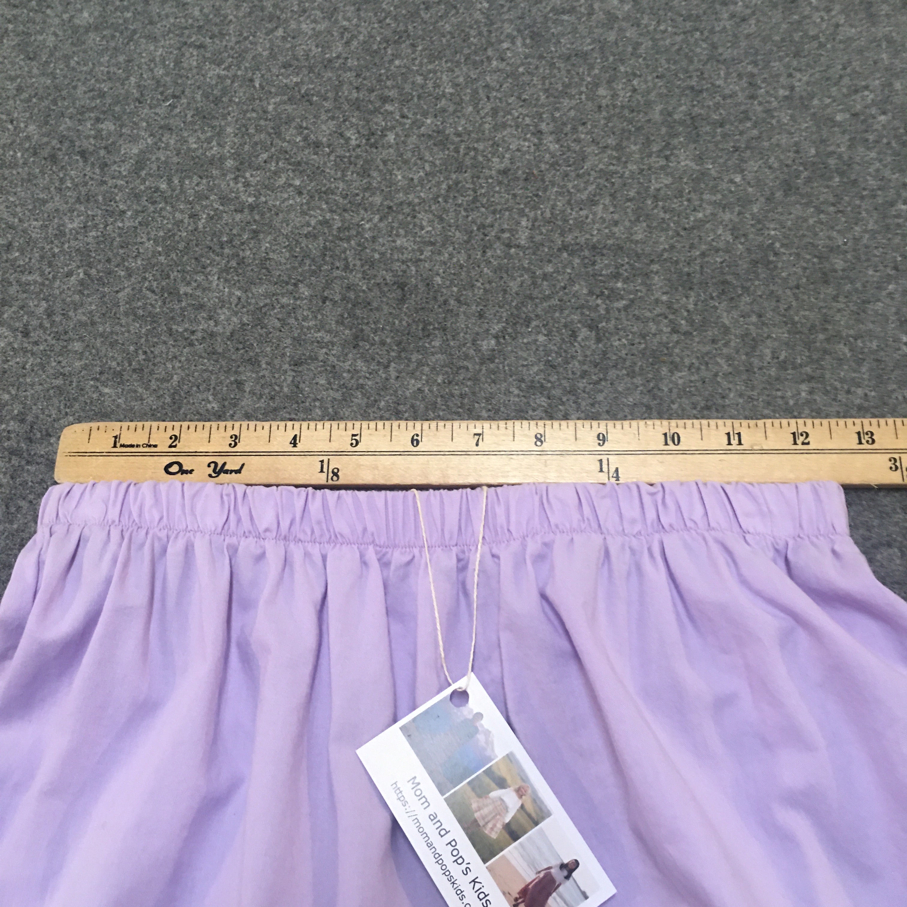 Midi Organic Cotton Purple Skirt (14-16)