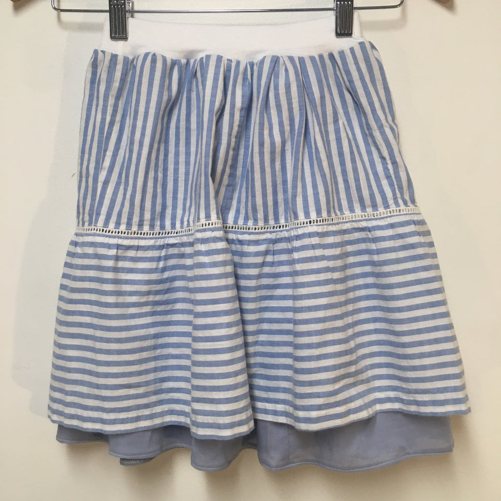 Midi Cotton Striped Skirt (4)