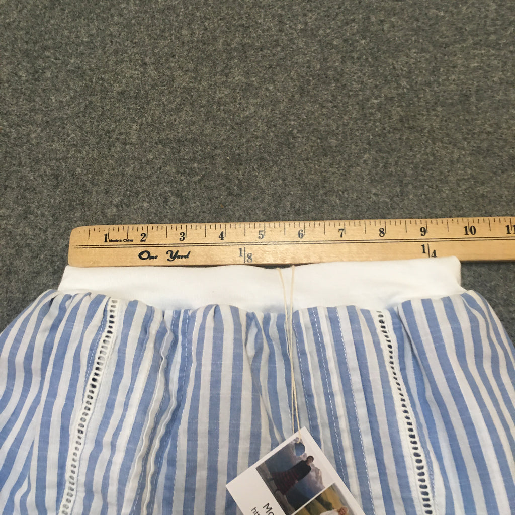 Midi Cotton Striped Skirt (4)