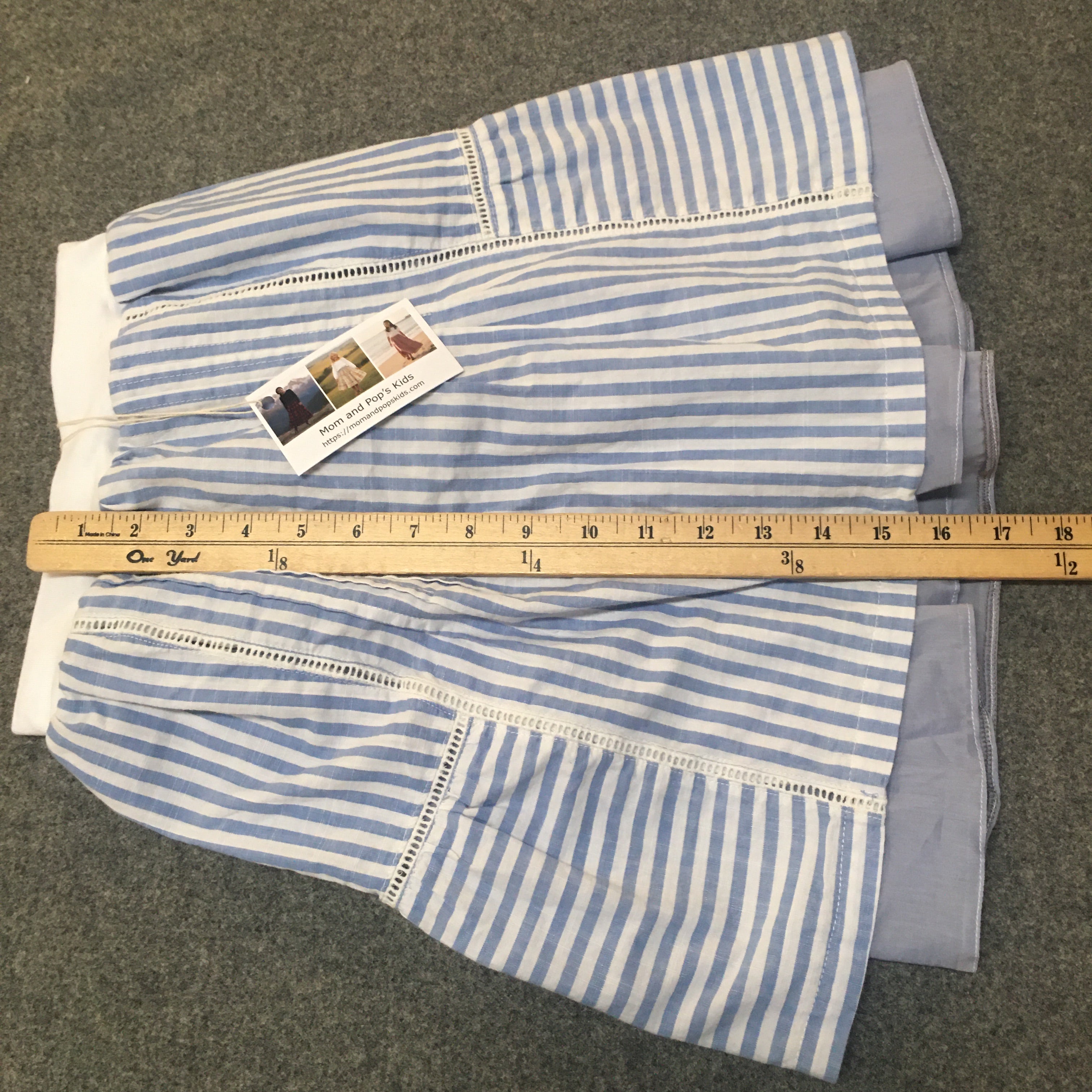 Midi Cotton Striped Skirt (4)