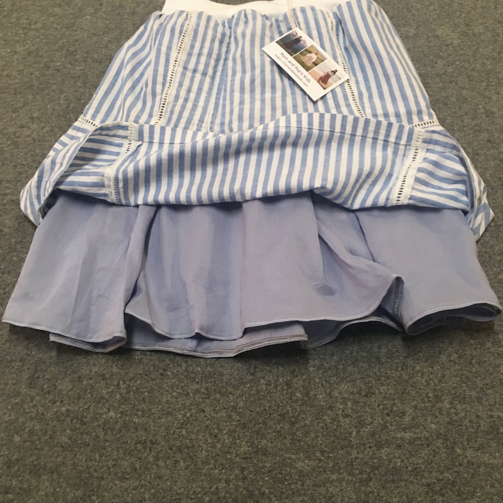 Midi Cotton Striped Skirt (4)