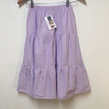 Midi Organic Cotton Purple Skirt (8)