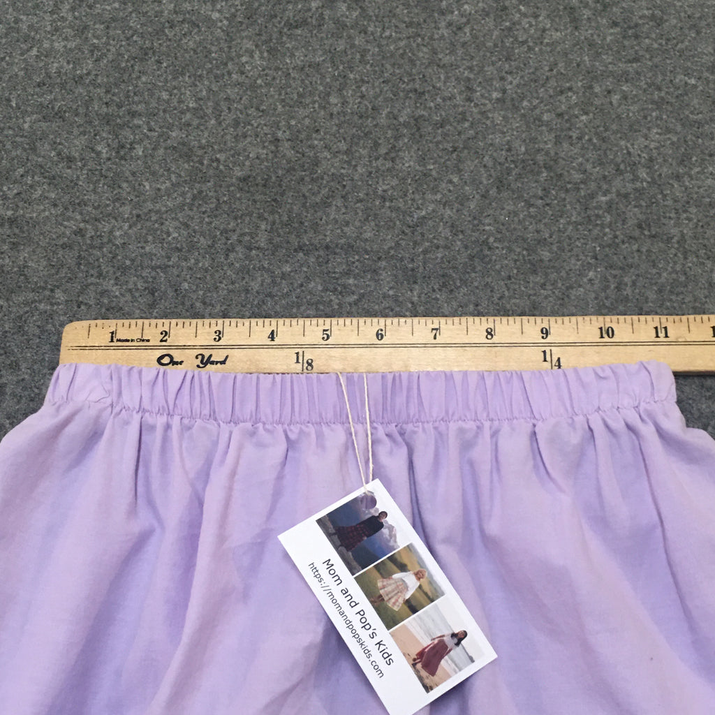 Midi Organic Cotton Purple Skirt (8)