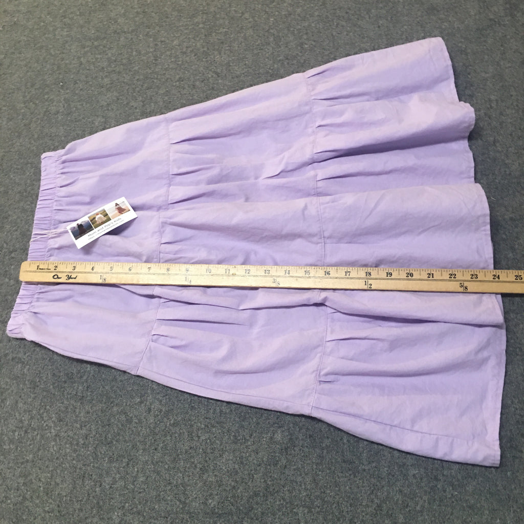 Midi Organic Cotton Purple Skirt (8)