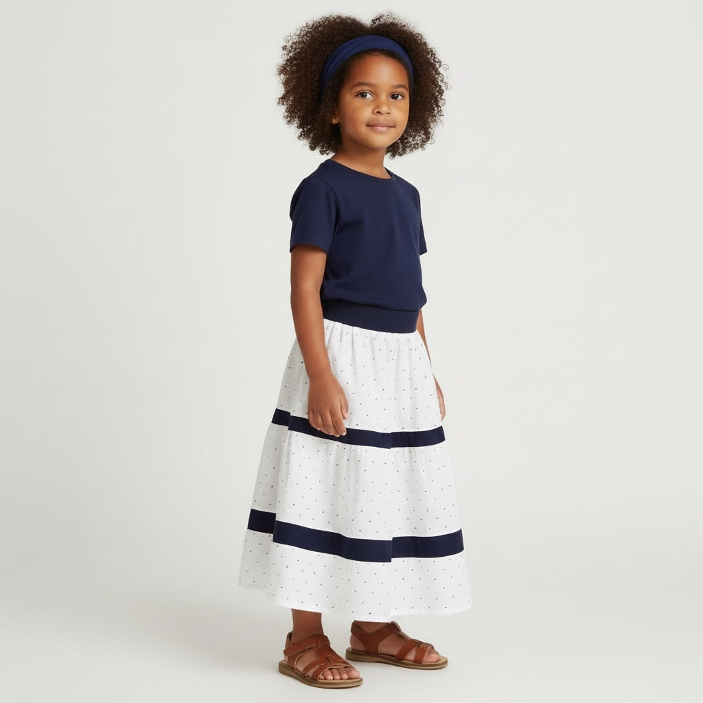 Maxi Cotton Patchwork Skirt (2-3)