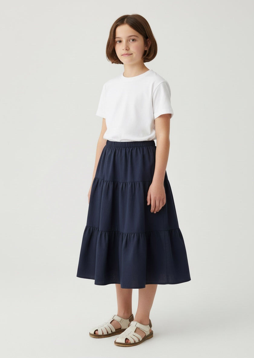 Midi Organic Cotton Skirt (8)