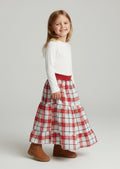 Maxi Flannel Plaid Skirt (5-6)