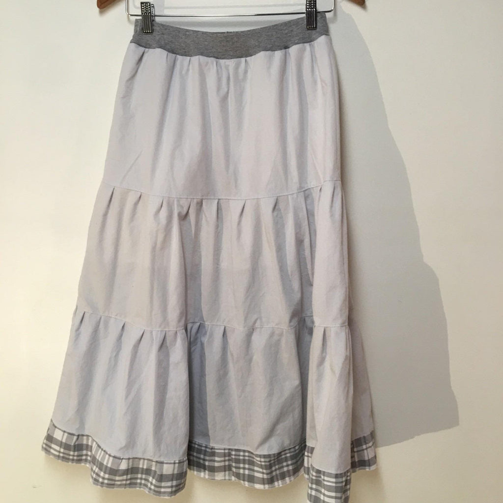 Maxi Cotton Plaid Skirt (14-16)