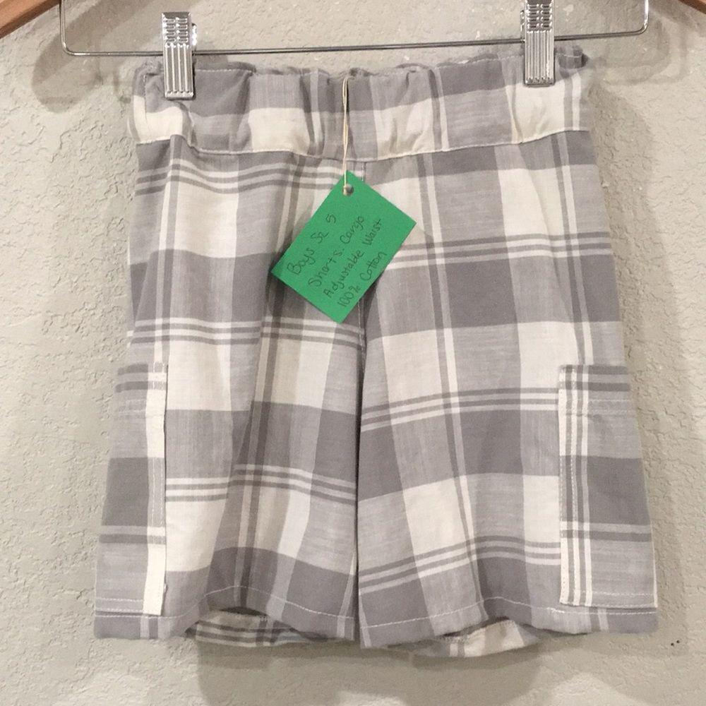 Cotton Plaid Shorts Boys (5)
