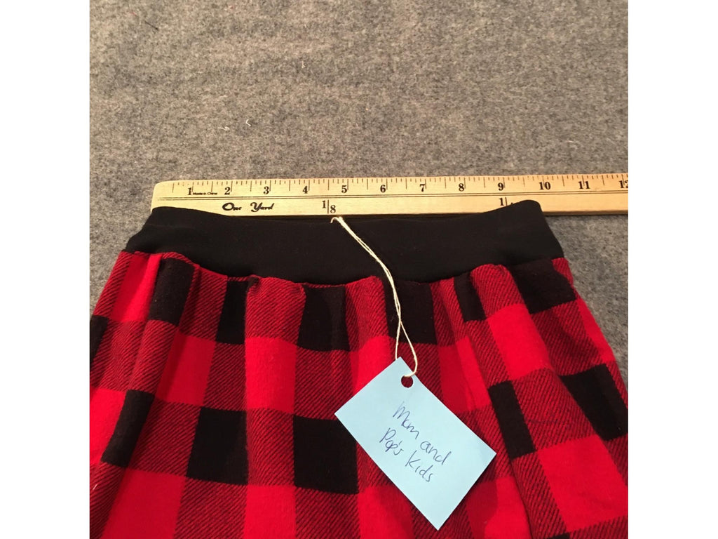 Maxi Flannel Checkered Skirt (3-4)