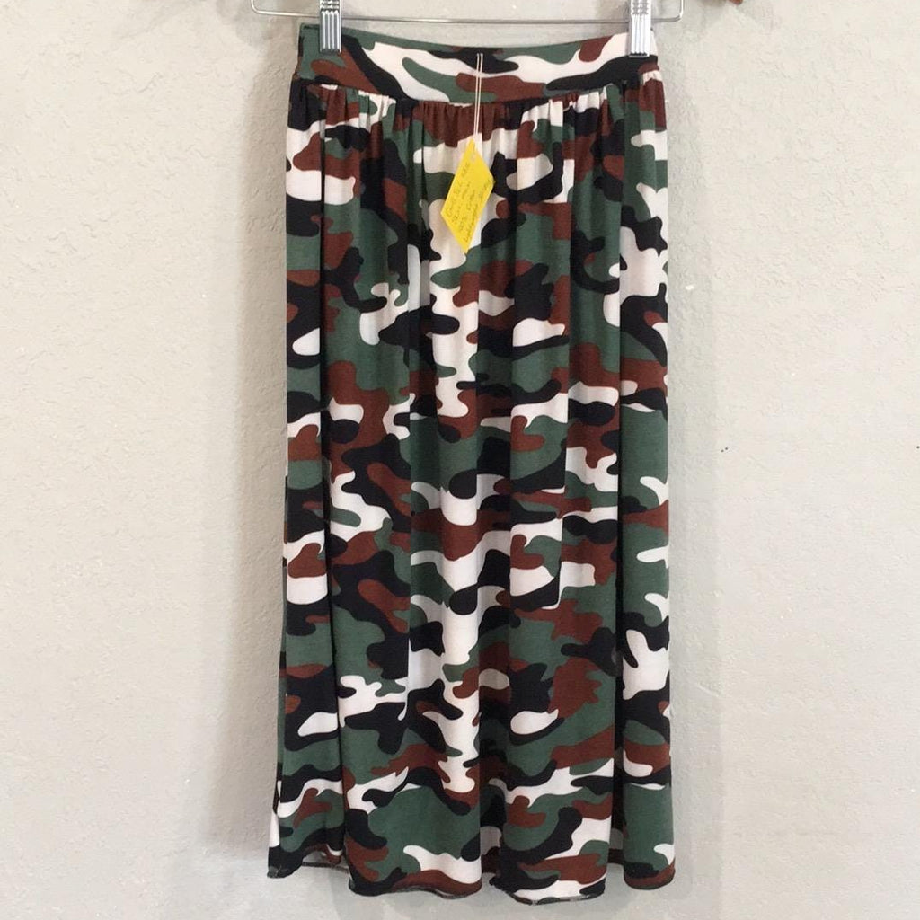 Maxi Knit Camouflage Skirt (10-12)