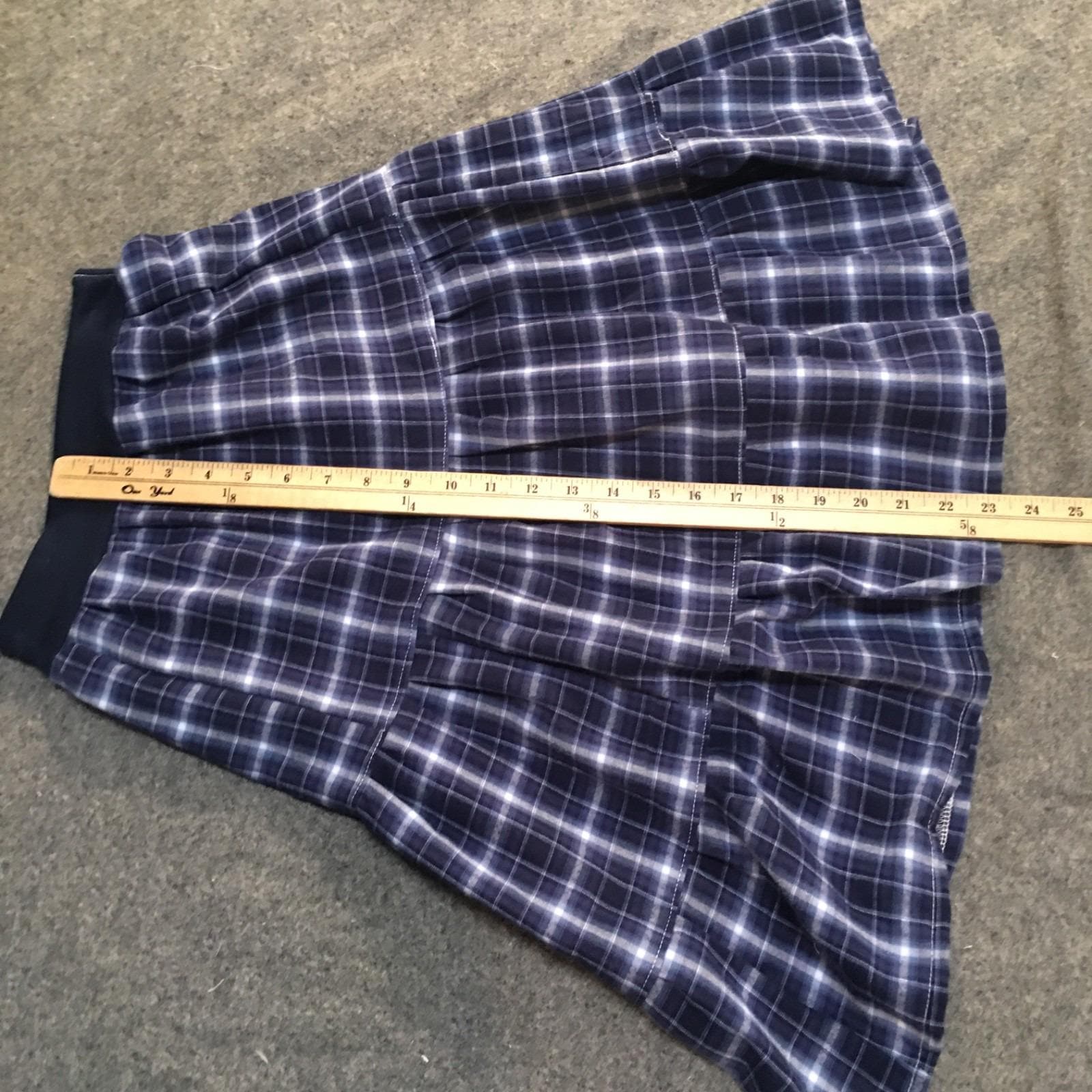 Maxi Flannel Plaid Skirt (6-7)