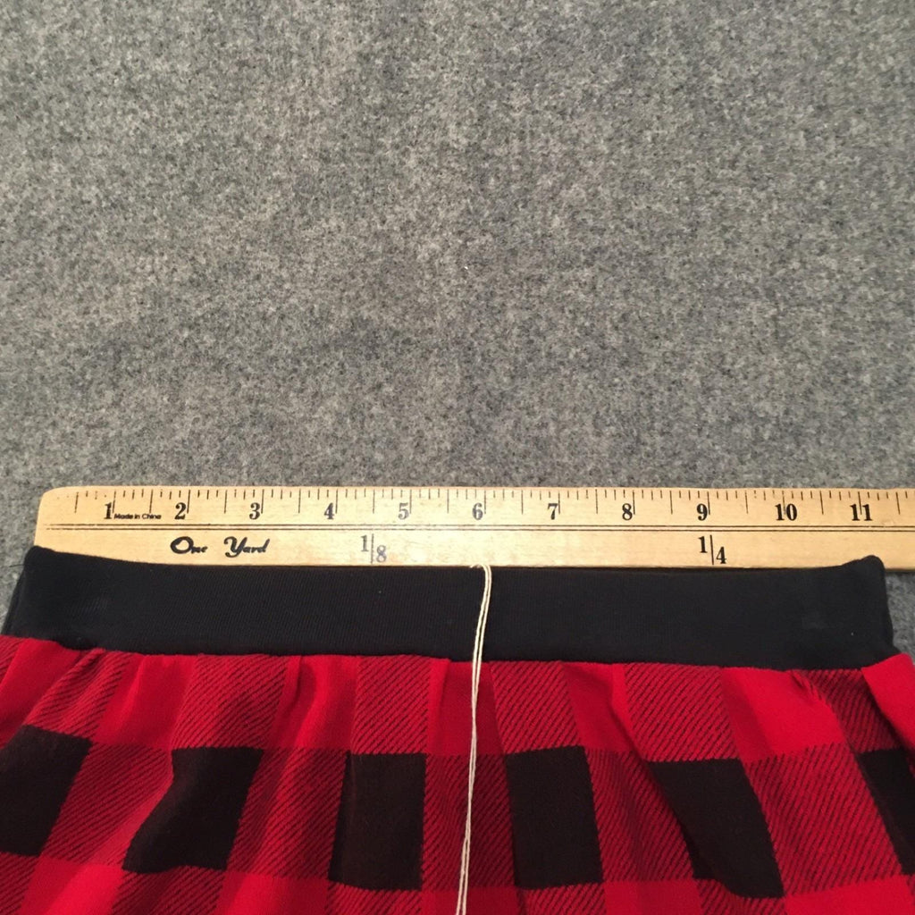 Maxi Flannel Checkered Skirt (8)