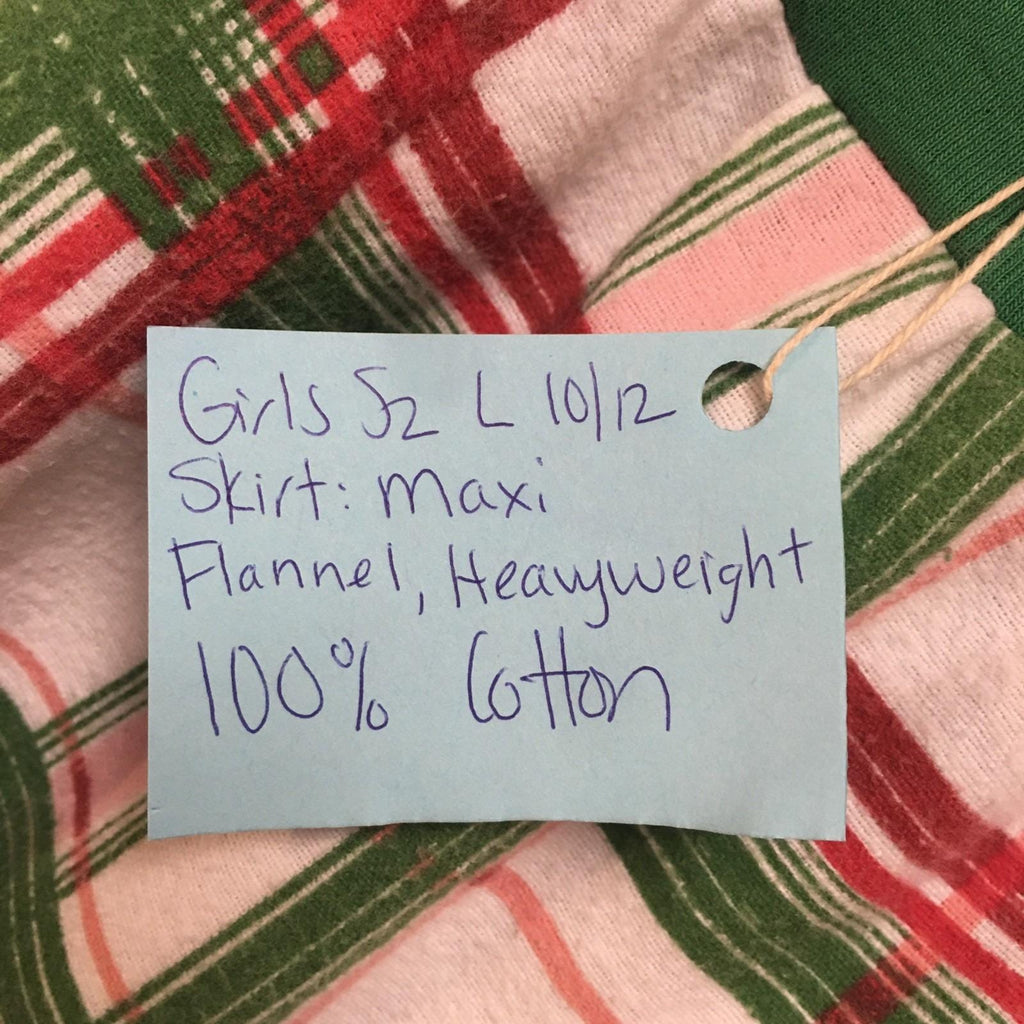 Maxi Flannel Plaid Skirt (10-12)