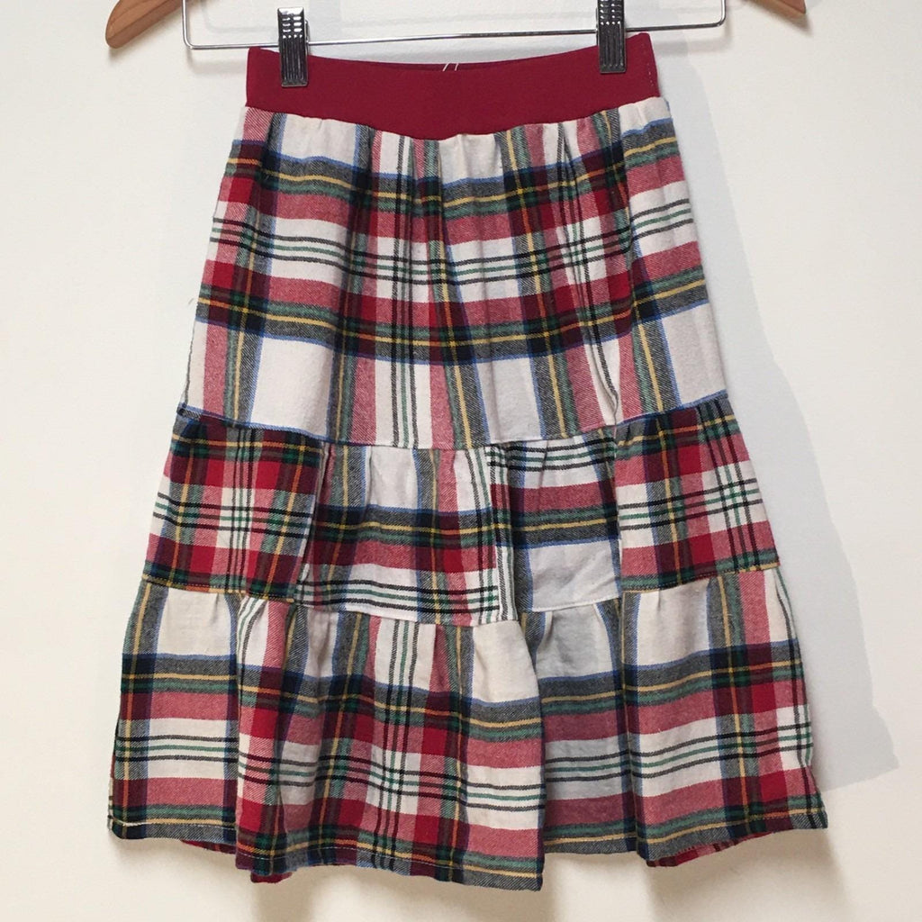 Maxi Flannel Plaid Skirt (2-3)