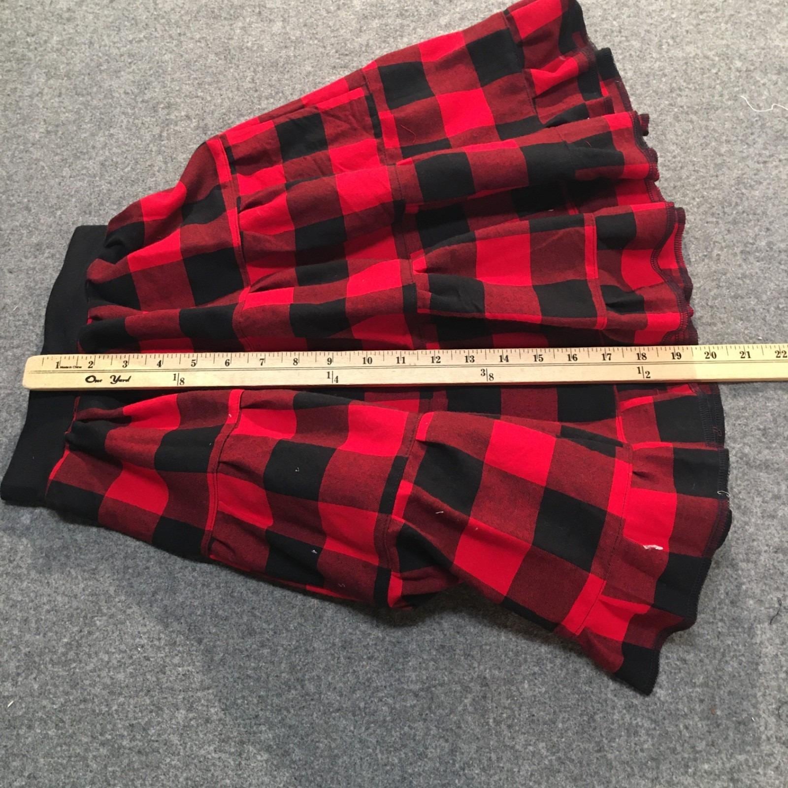 Maxi Flannel Checkered Skirt (2-3)
